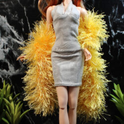 Wrap: Boa Feathery - Sunny Side Yellow