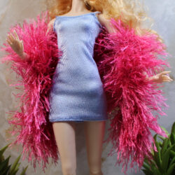 Wrap: Boa Feathery - Vivid Pink