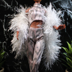 Wrap: Boa Feathery "Arctic Fox" - Pure White