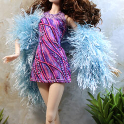 Wrap: Boa Feathery - Pale Sky Blue