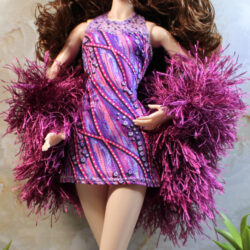 Wrap: Boa Feathery - Red Plum