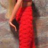 Skirt: Long Pencil - Rich Red - Image 7