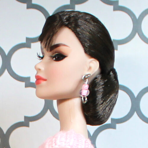 Outfit Combo: Long Skirt & Collar Top - Rose & Pale Peach - Image 7
