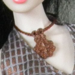 Jewelry: Necklace - Bronze Medallion