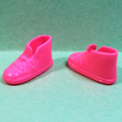 Shoes: Athletic Barbie Gymnast Flat-Foot Round-Toe High-Top Flat Sole - Hot Pink