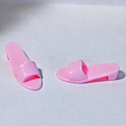 Shoes: Sandals Kitten Heels Flat Insole - Soft Pink (Curvy & Tall MTM, Poppy)