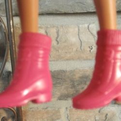 Shoes: Short Boots Cuffed Flat Heel - Various