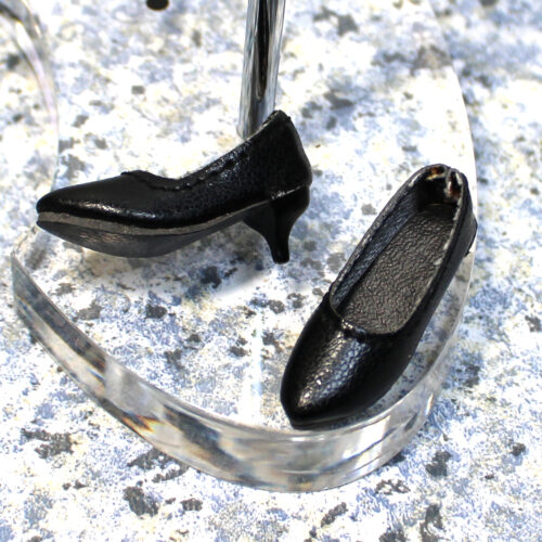 Shoes: Upscale Leatherette Low Profile Pump - Black