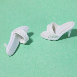 Shoes: Upscale Toe Strap Heels - White