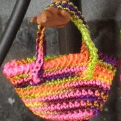 Bag: Beach Purse - Tropical Sunrise Multi
