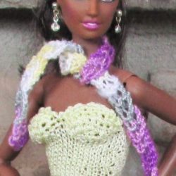 Wrap: Scarf Knit - Spring Irises Multi