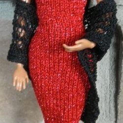 Wrap: Shawl Knit Open Weave - Basic Black