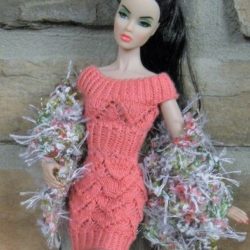 Wrap: Shawl Knit Texture – Spring Snow
