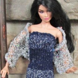 Wrap: Shawl Gossamer Sequin - Silver