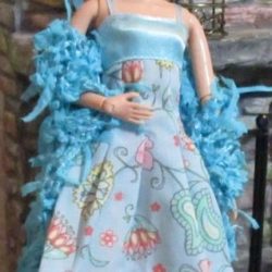 Wrap: Shawl Rag Doll - Robin's Egg Blue
