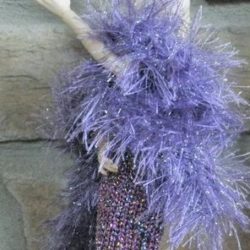 Wrap: Boa Feathery Sparkle - Frosted Grape Glitter