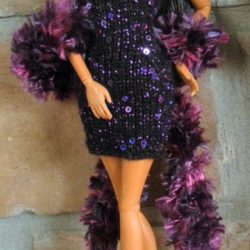 Wrap: Boa Furry - Purple Passion