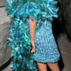 Wrap: Boa Furry - Teal Tones