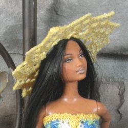 Hat: Sunhat Spiral - Soft Yellow