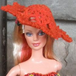 Hat: Sunhat Starflower - Fiesta Orange