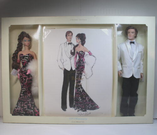 Silkstone: Barbie Fashion Model Collection BARBIE & KEN "45th Anniversary" Giftset /2003 C4656 - (NRFB)