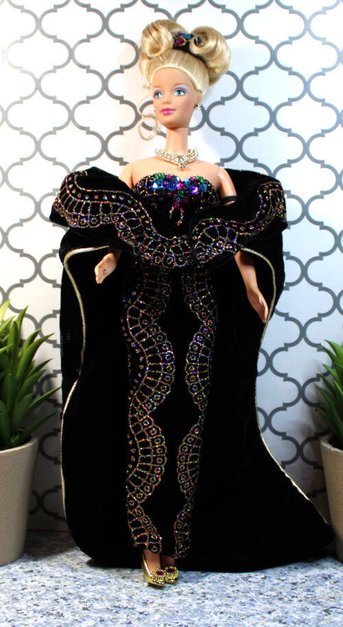 Barbie: Holiday Barbie TNT Blonde Updo /1998 20200 - (Redressed /1995 12999 Midnight Gala) - Image 2