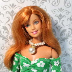 Barbie: Strawberry Blonde - (Redressed, Rebodied Articulated Belly-Button)