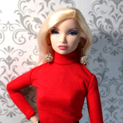 Erin Salston: Model Behavior / Nu.Face "You Look So Fine" Rock Fashion Wedding Collection /2011 82042 - Red & Black (Redressed #2)