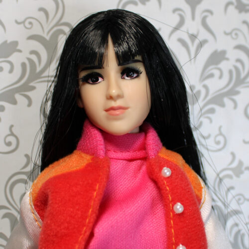 Action Fashion Doll: Black Hair Bangs - (Dressed)