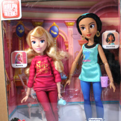 Disney/Hasbro: Princess 2-Doll-Set Aurora & Jasmine Comfy Princesses "Ralph Breaks the Internet" /2018 E7416-E7356 - (NRFB)