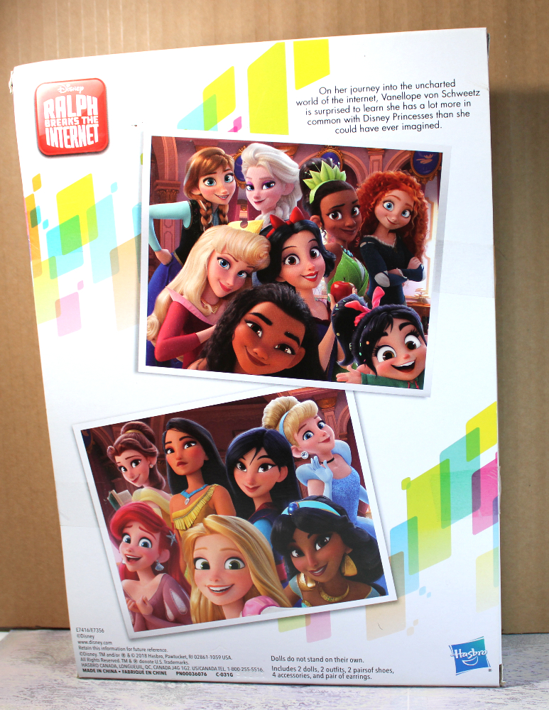 Disney/Hasbro: Princess 2-Doll-Set Aurora & Jasmine Comfy Princesses "Ralph Breaks the Internet" /2018 E7416-E7356 - (NRFB) - Image 5