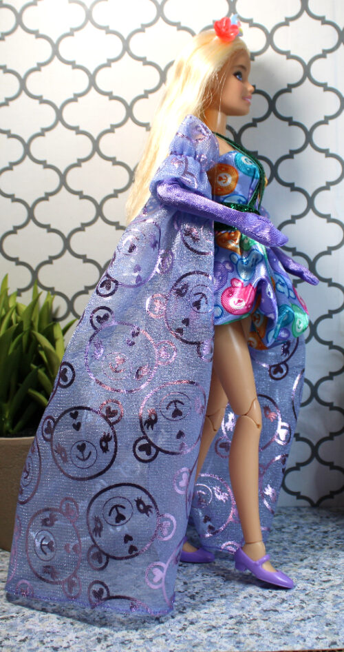 Hybrid: Mattel Millie Blonde "Extra Teddy Princess" - (Dressed, Rebodied Spinmaster Liv) - Image 3