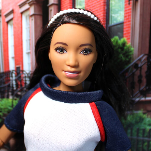 Hybrid: Mattel Barbie Brunette - (Dressed, Rebodied Spinmaster Liv)