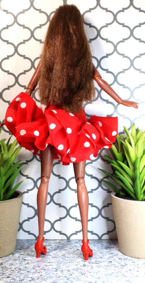 Hybrid: Integrity Alysa - Janay & Friends Studio IT Ash Brown /2005 (Dressed, Rebodied Mattel Articulated Clone) - Image 5