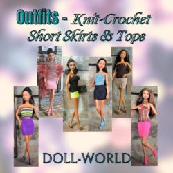 Outfits - Knit-Crochet Short Skirts & Tops